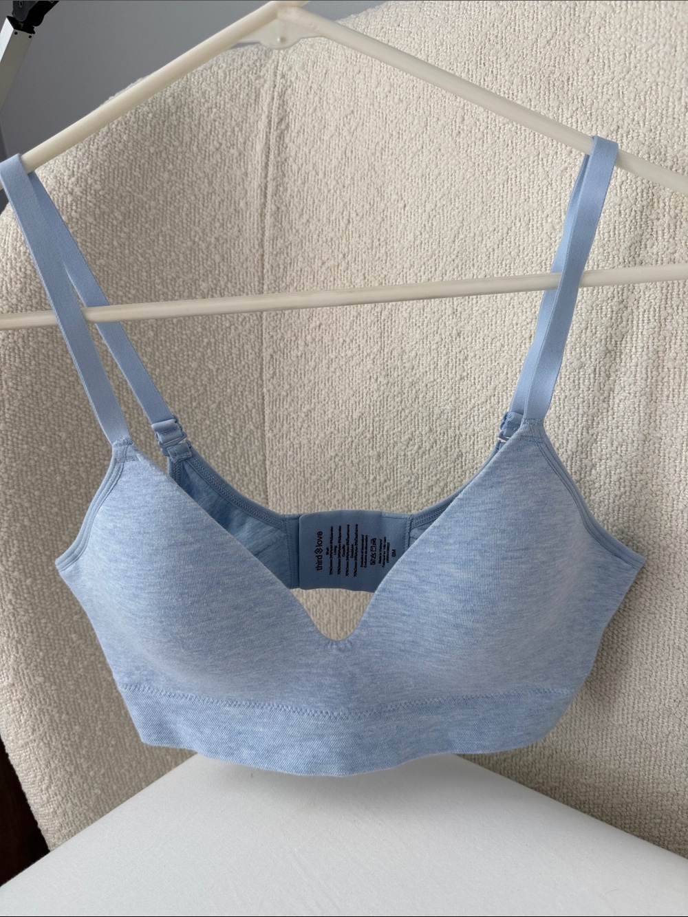 ThirdLove Topaz Heather Seamless Stretch Cotton Bra